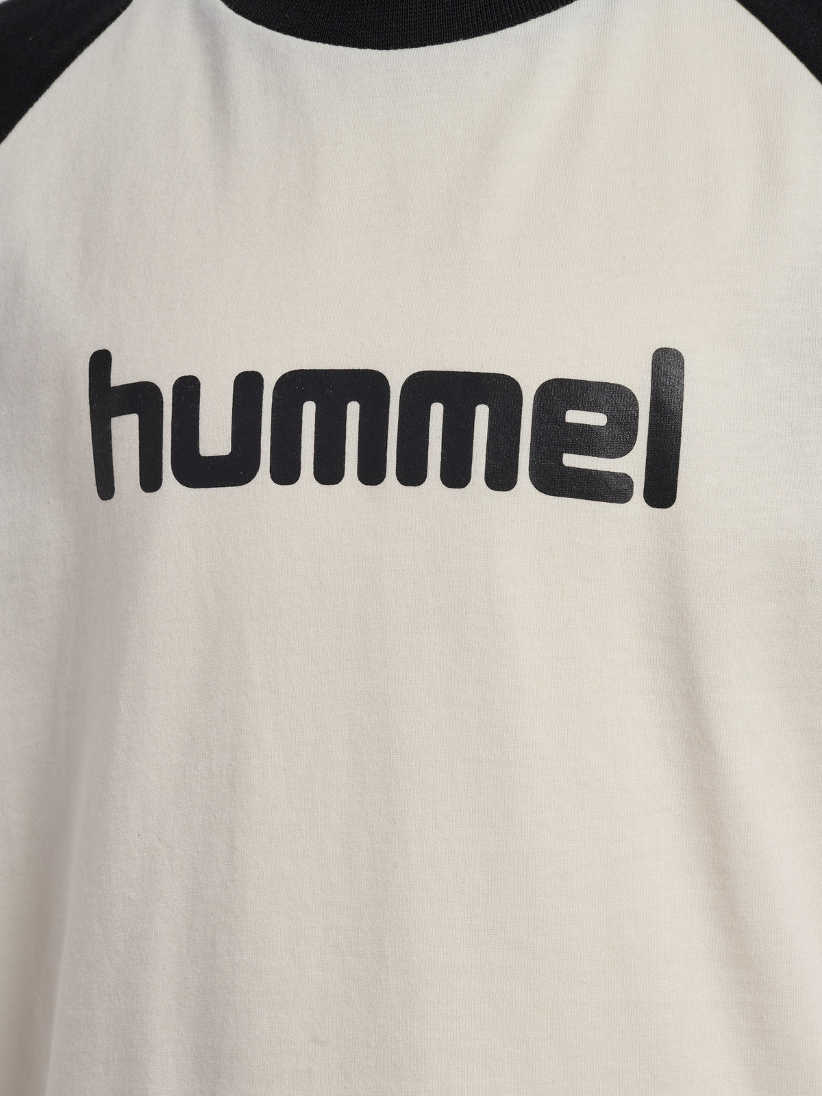 HUMMEL Logo T-Shirt S/S Kind (marshmallow/black)