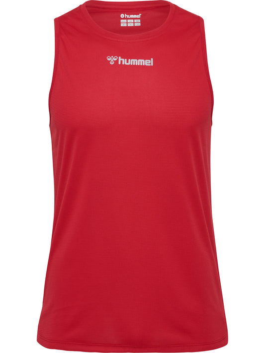 HUMMEL Run Singlet S/L Herren Rot
