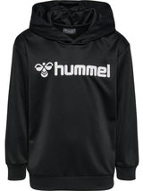 HUMMEL Logo Hoodie Unisex Kind Schwarz