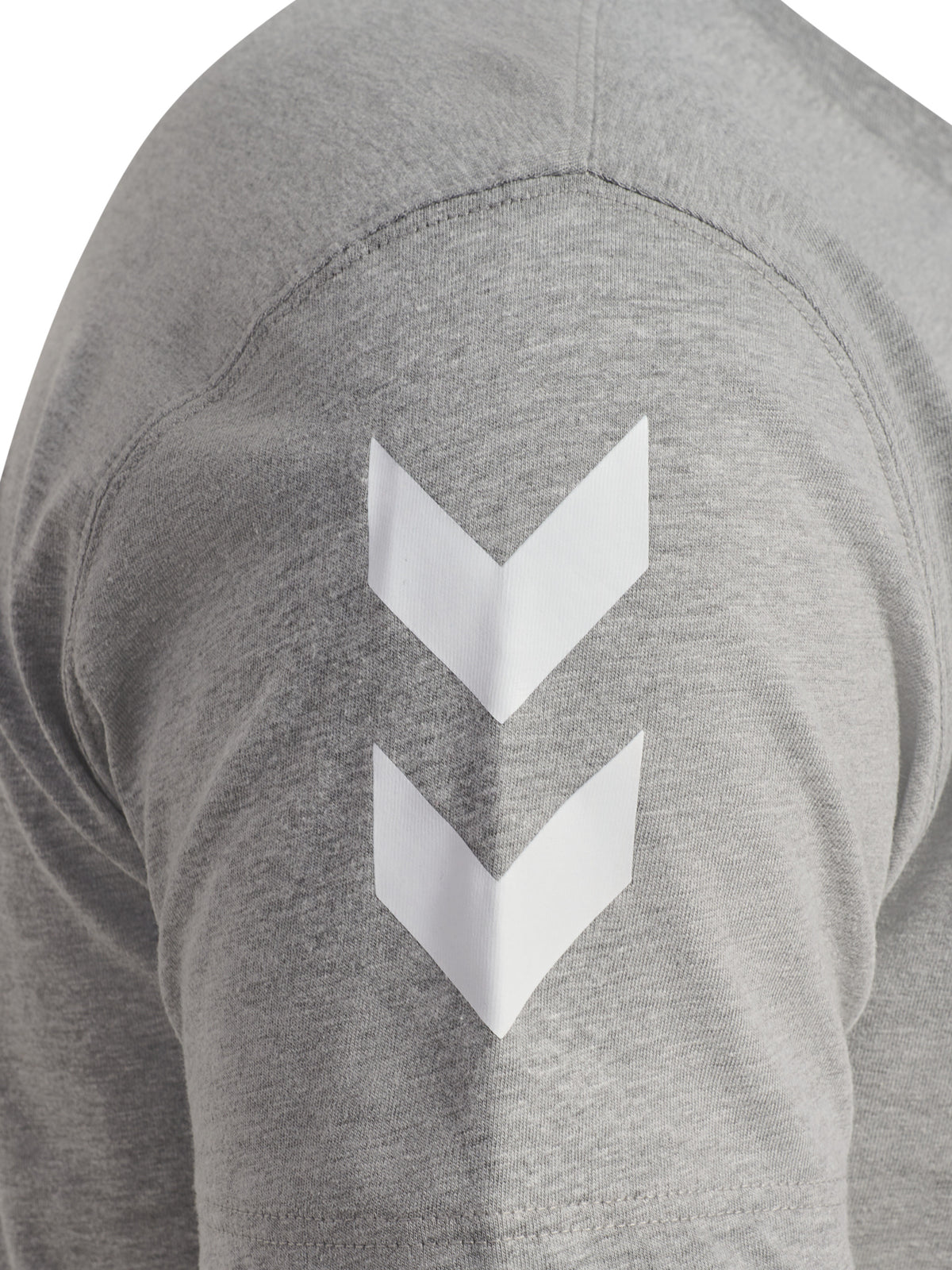 HUMMEL Go 2.0 Chevron T-Shirt S/S (grey melange)