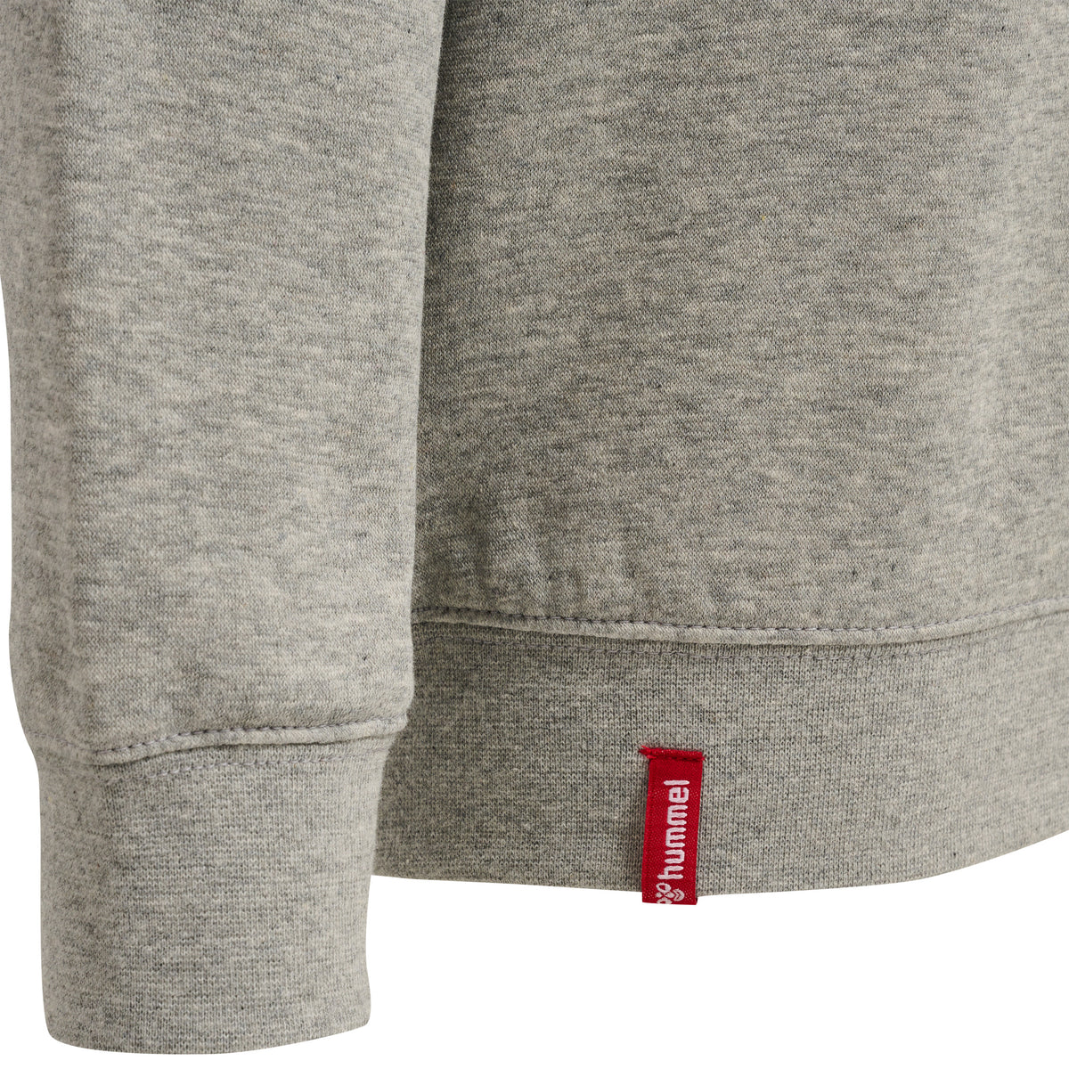 HUMMEL Red Classic Hoodie Kind (grey melange)