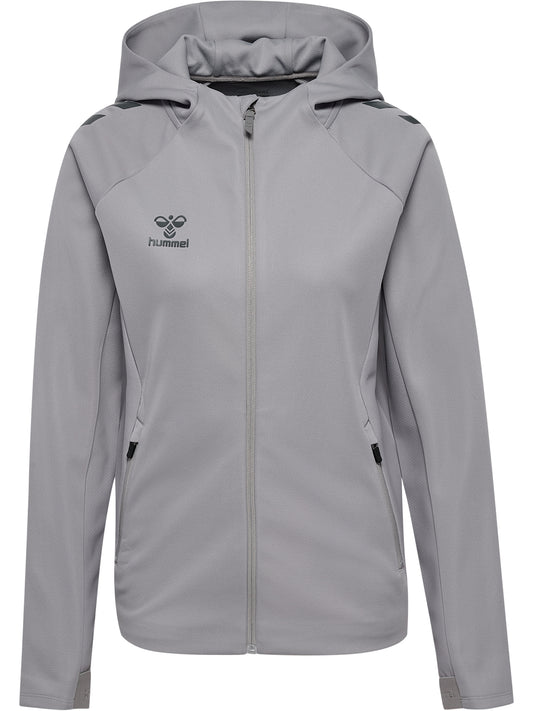 HUMMEL Cima 2.0 Zip Hoodie Damen Grau