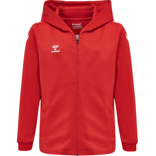 HUMMEL Core Xk Poly Zip Hood Sweat Unisex Kind Rot