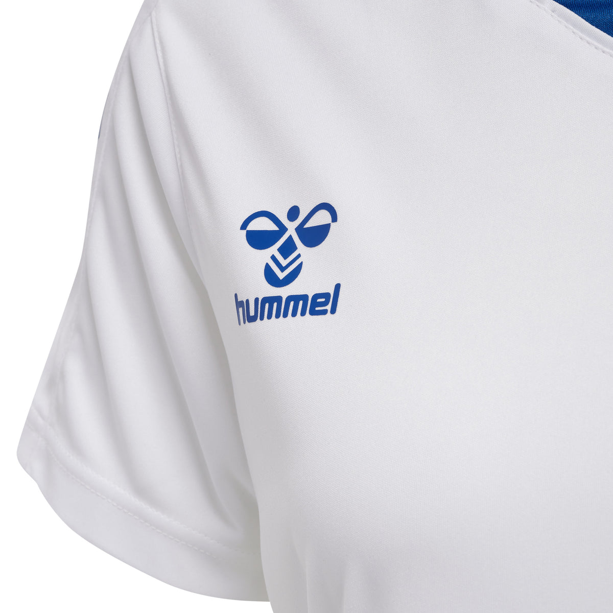 HUMMEL Core XK Poly Jersey S/S Damen (white/true blue)