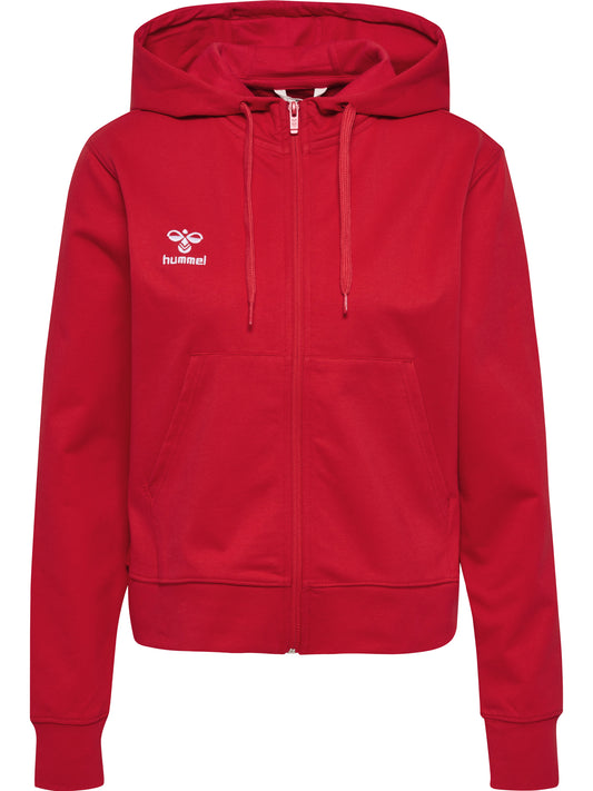 HUMMEL Go 2.0 Zip Hoodie Damen Rot
