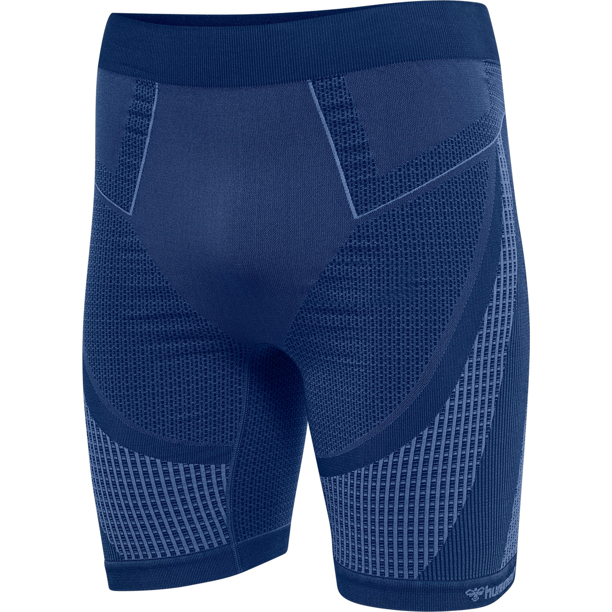 HUMMEL Mt Olli Seamless Tight Shorts (insignia blue/blue nights melange)