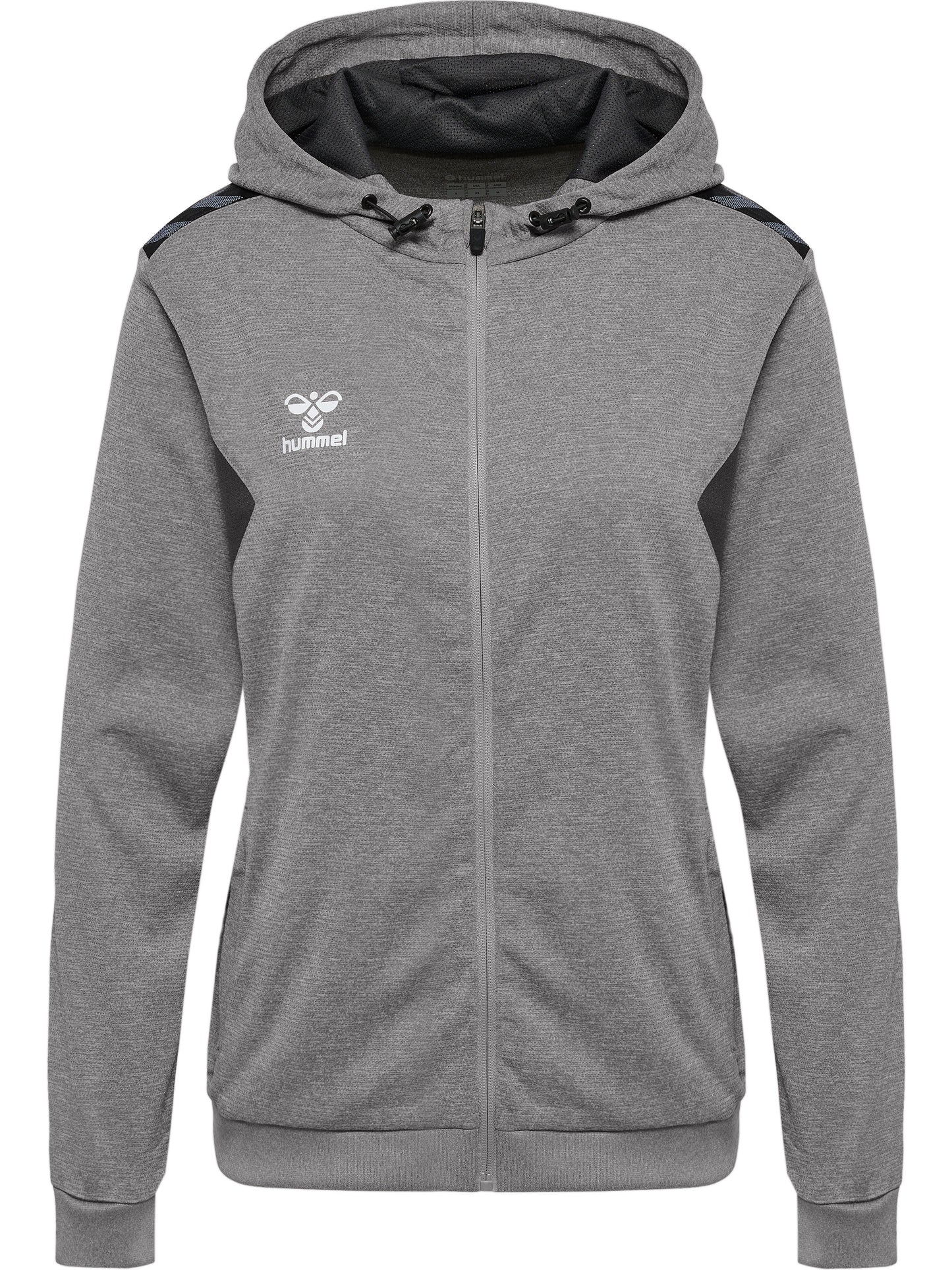 HUMMEL Authentic Pl Zip Hoodie Damen Grau