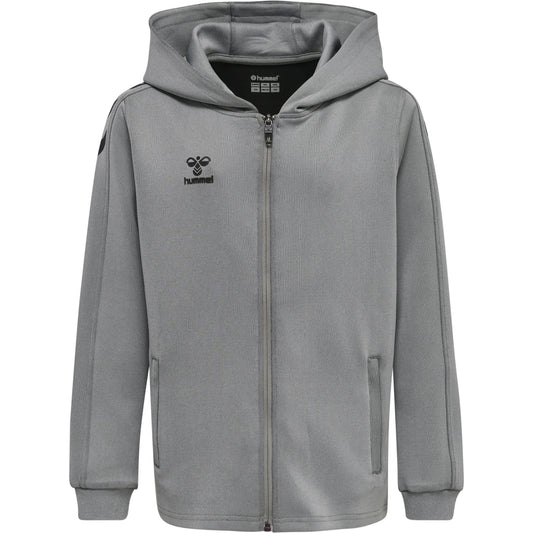 HUMMEL Core Xk Poly Zip Hood Sweat Unisex Kind Grau