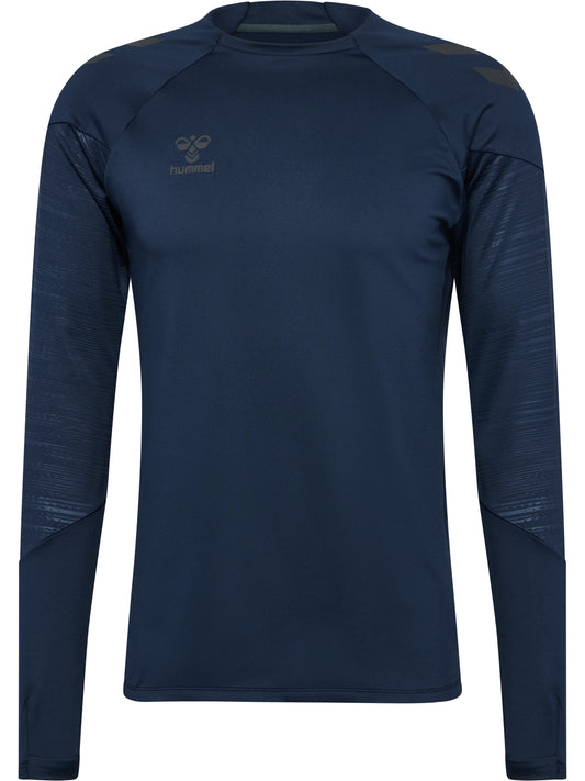 HUMMEL Pro Training Crew Sweat Unisex Blau