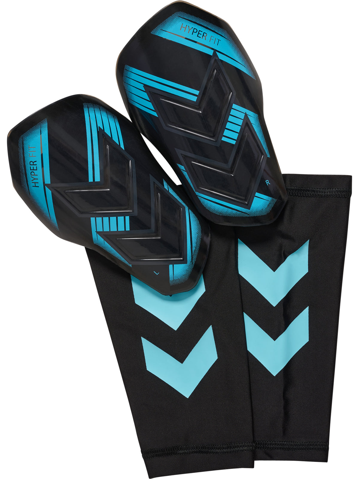 HUMMEL Shin Guards Hyper Fit (transparent/bluefish)