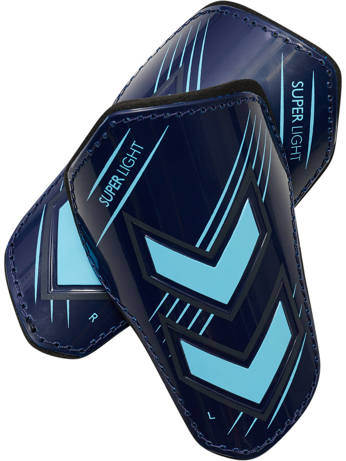 HUMMEL Shin Guards Super Light (marine/blue fish)
