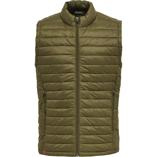 HUMMEL Red Quilted Waistcoat Herren Grün
