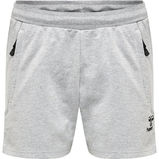 HUMMEL Move Grid Cotton Shorts Damen Grau