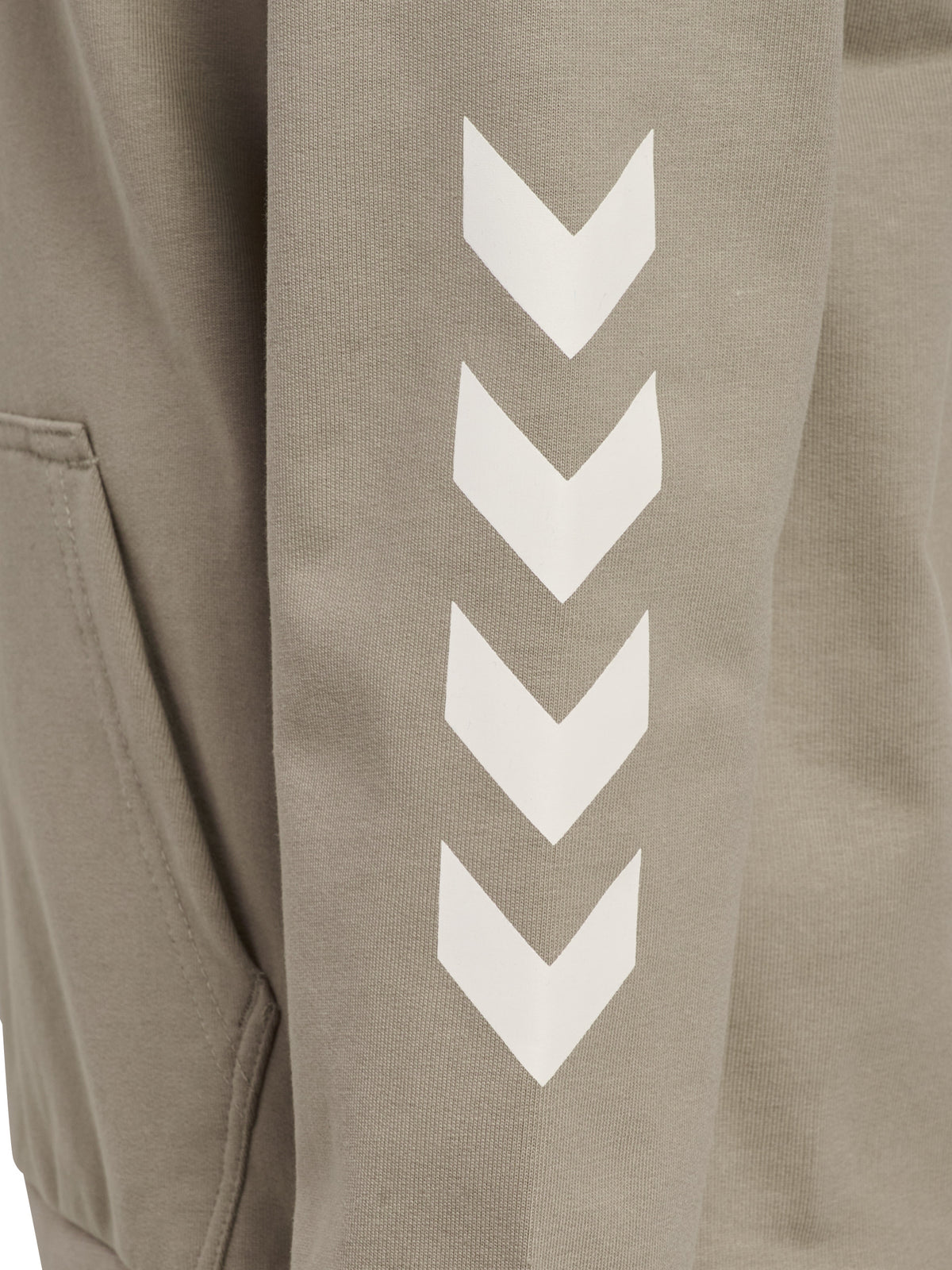 HUMMEL Logo Hoodie Kind (rock ridge)