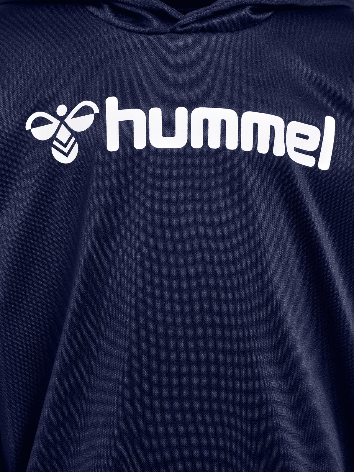 HUMMEL Logo Hoodie Kind (marine)