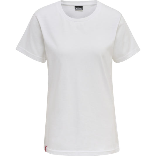 HUMMEL Red Basic T-Shirt S/S Damen Weiß