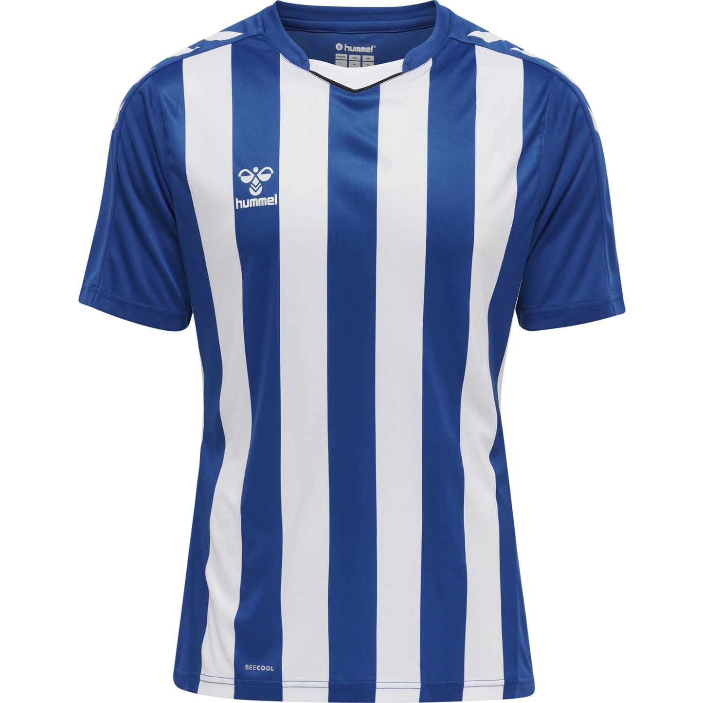 HUMMEL Core Xk Striped Jersey S/S Herren Blau