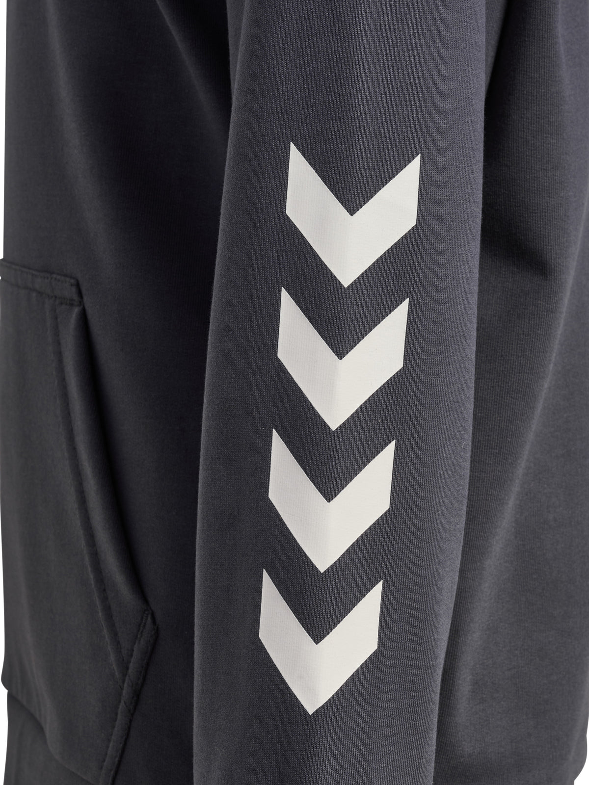 HUMMEL Logo Hoodie Kind (ebony)