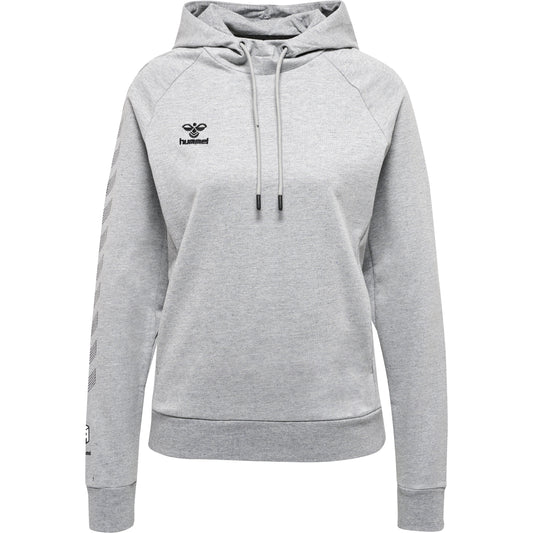 HUMMEL Move Grid Cotton Hoodie Damen Grau
