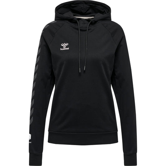 HUMMEL Move Grid Cotton Hoodie Damen Schwarz