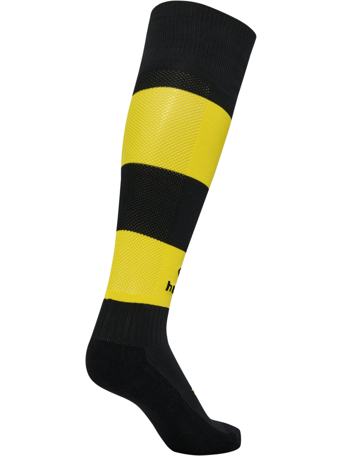 HUMMEL Essential Stripe Football Socks (black/blazing yellow)