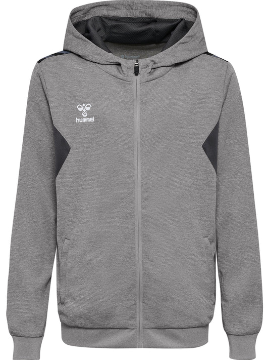 HUMMEL Authentic Pl Zip Hoodie Unisex Kind Grau