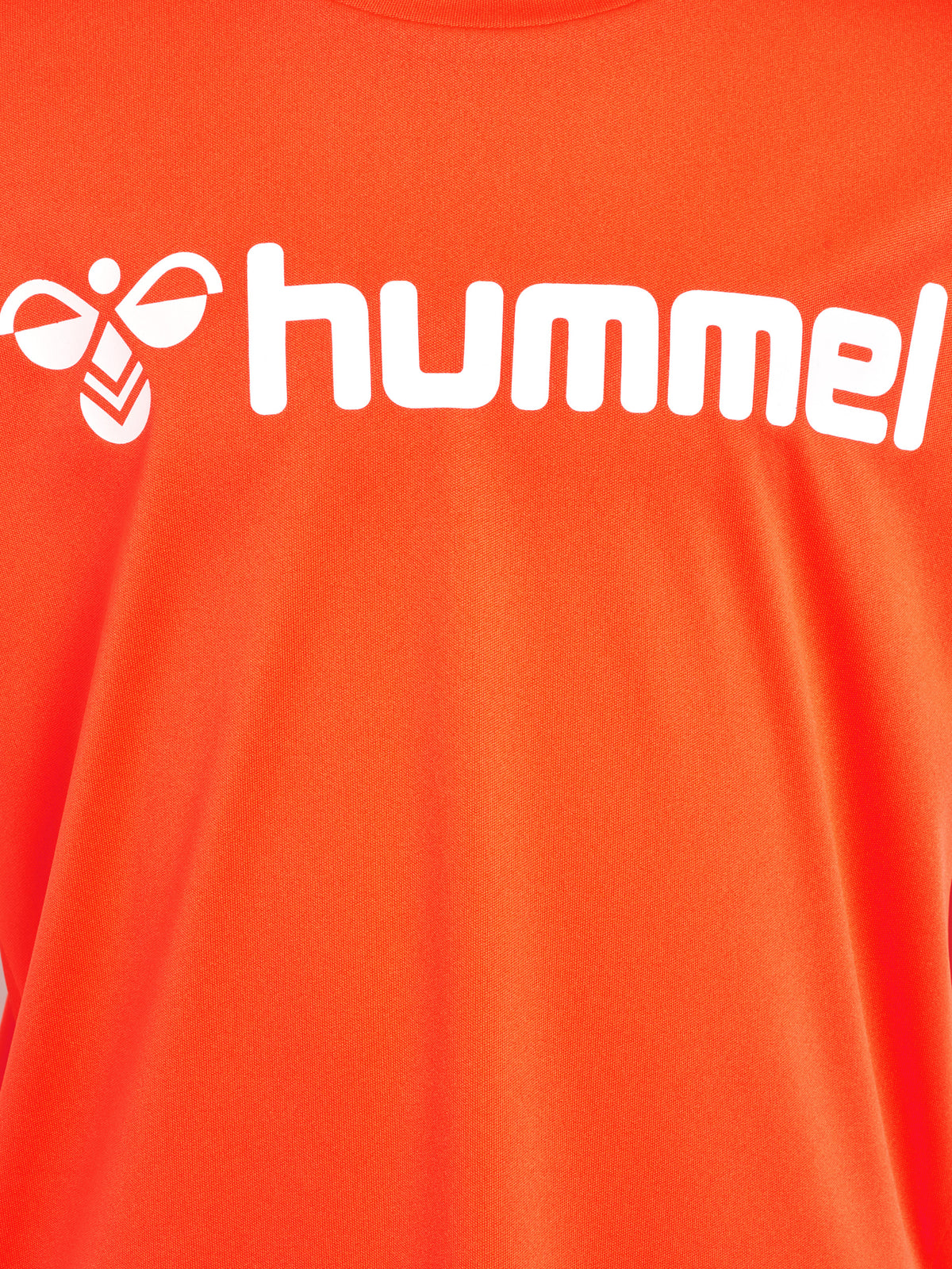 HUMMEL Logo Jersey S/S Kind (nasturtium)