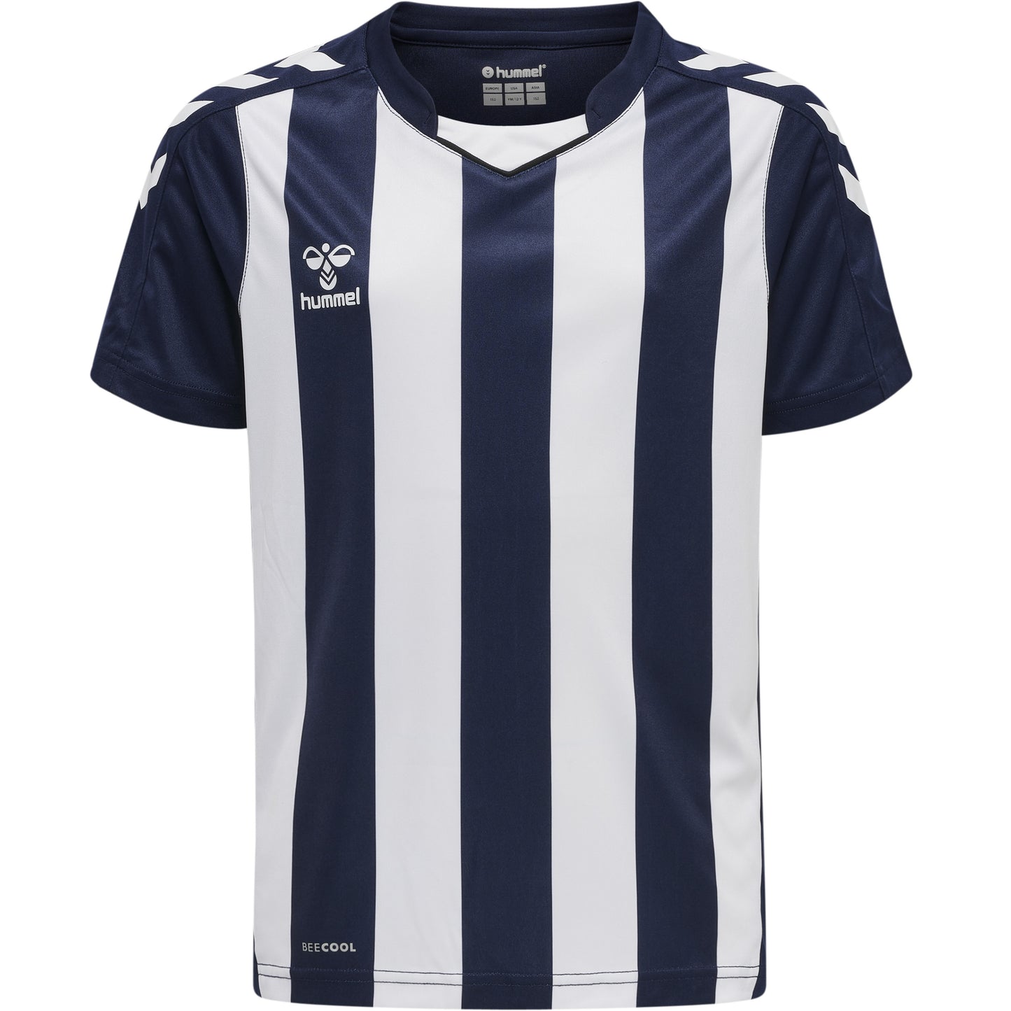 HUMMEL Core Xk Striped Jersey S/S Unisex Kind Blau
