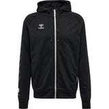 HUMMEL Move Grid Cotton Zip Hoodie Herren Schwarz
