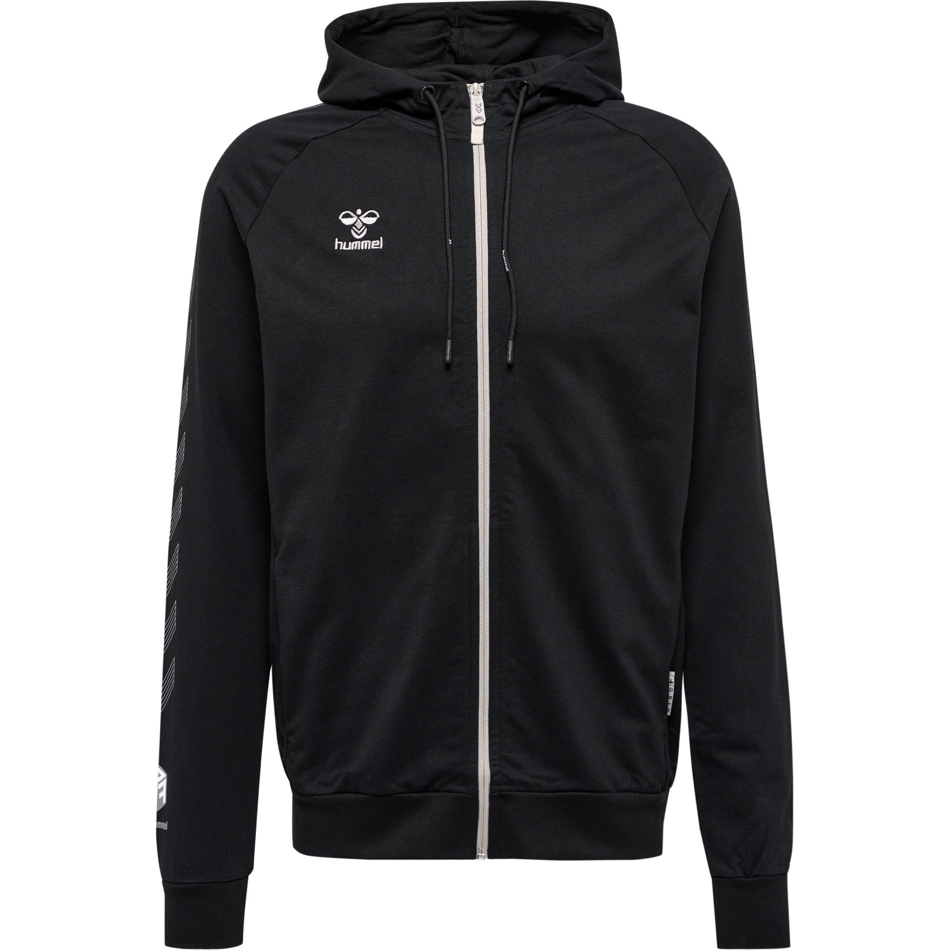 HUMMEL Move Grid Cotton Zip Hoodie Herren Schwarz