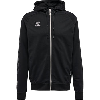 HUMMEL Move Grid Cotton Zip Hoodie Herren Schwarz