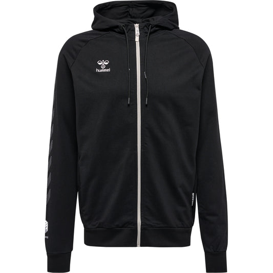 HUMMEL Move Grid Cotton Zip Hoodie Herren Schwarz
