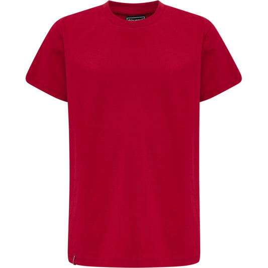 HUMMEL Red Basic T-Shirt S/S Unisex Kind Rot