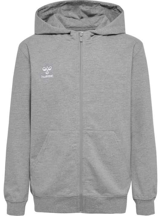 HUMMEL Go 2.0 Zip Hoodie Unisex Kind Grau