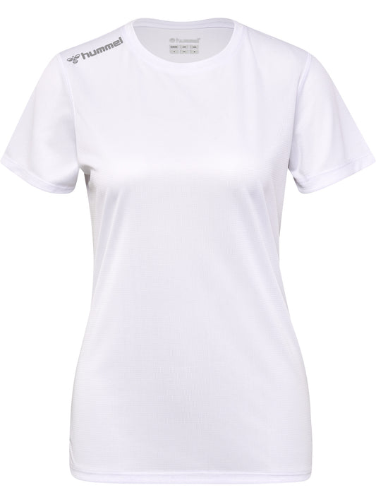 HUMMEL Run Jersey S/S Damen Weiß