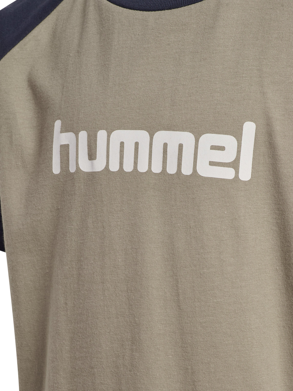 HUMMEL Logo T-Shirt S/S Kind (vintage khaki)