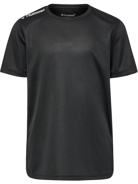 HUMMEL Run Jersey S/S Unisex Kind Schwarz