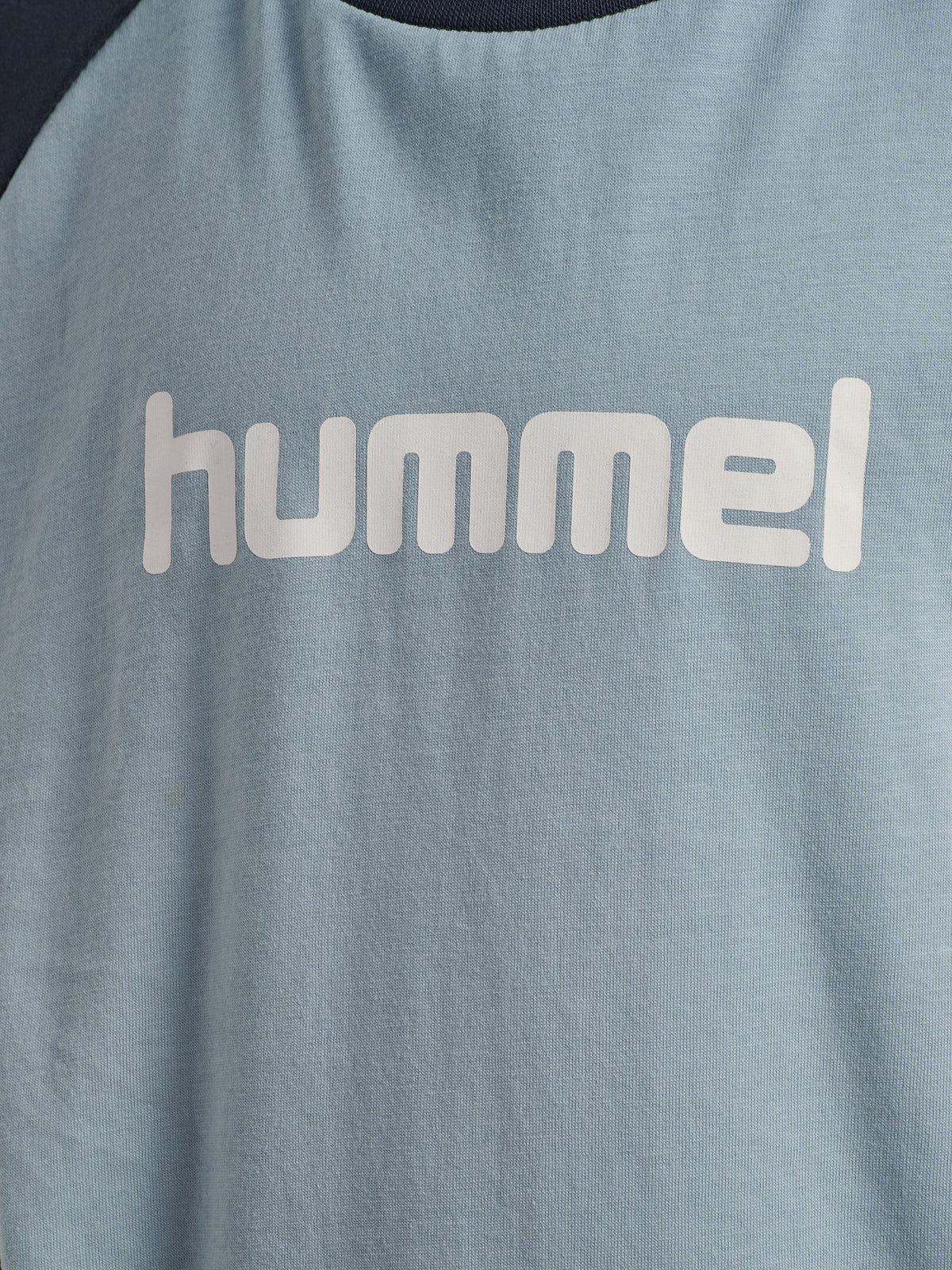 HUMMEL Logo T-Shirt L/S Kind (dusty blue)