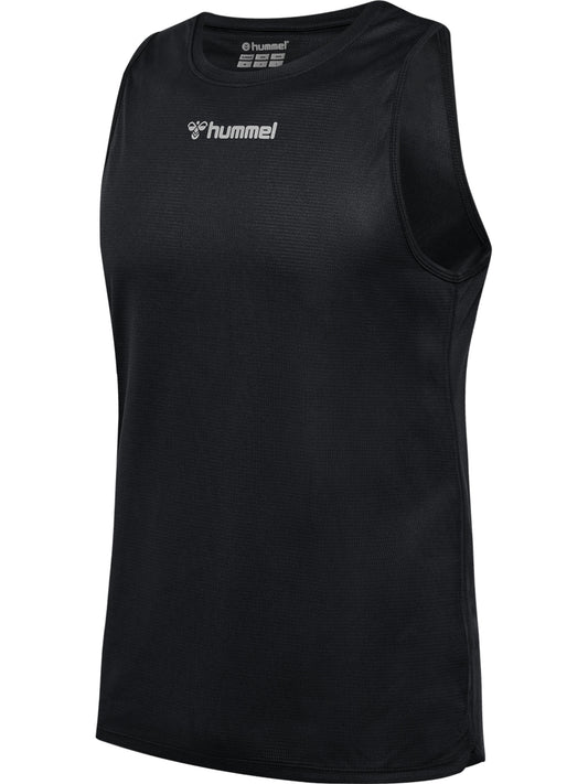 HUMMEL Run Singlet S/L Herren Schwarz