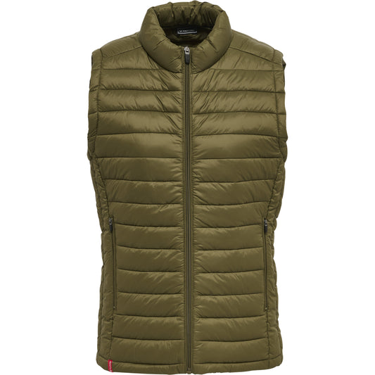 HUMMEL Red Quilted Waistcoat Damen Grün