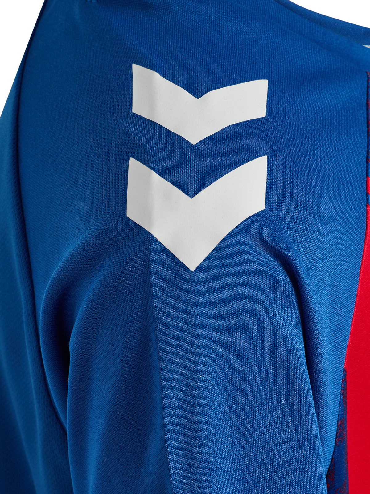 HUMMEL Match Striped Jersey S/S Kind (true blue/true red)