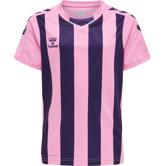 HUMMEL Core Xk Striped Jersey S/S Unisex Kind Rosa
