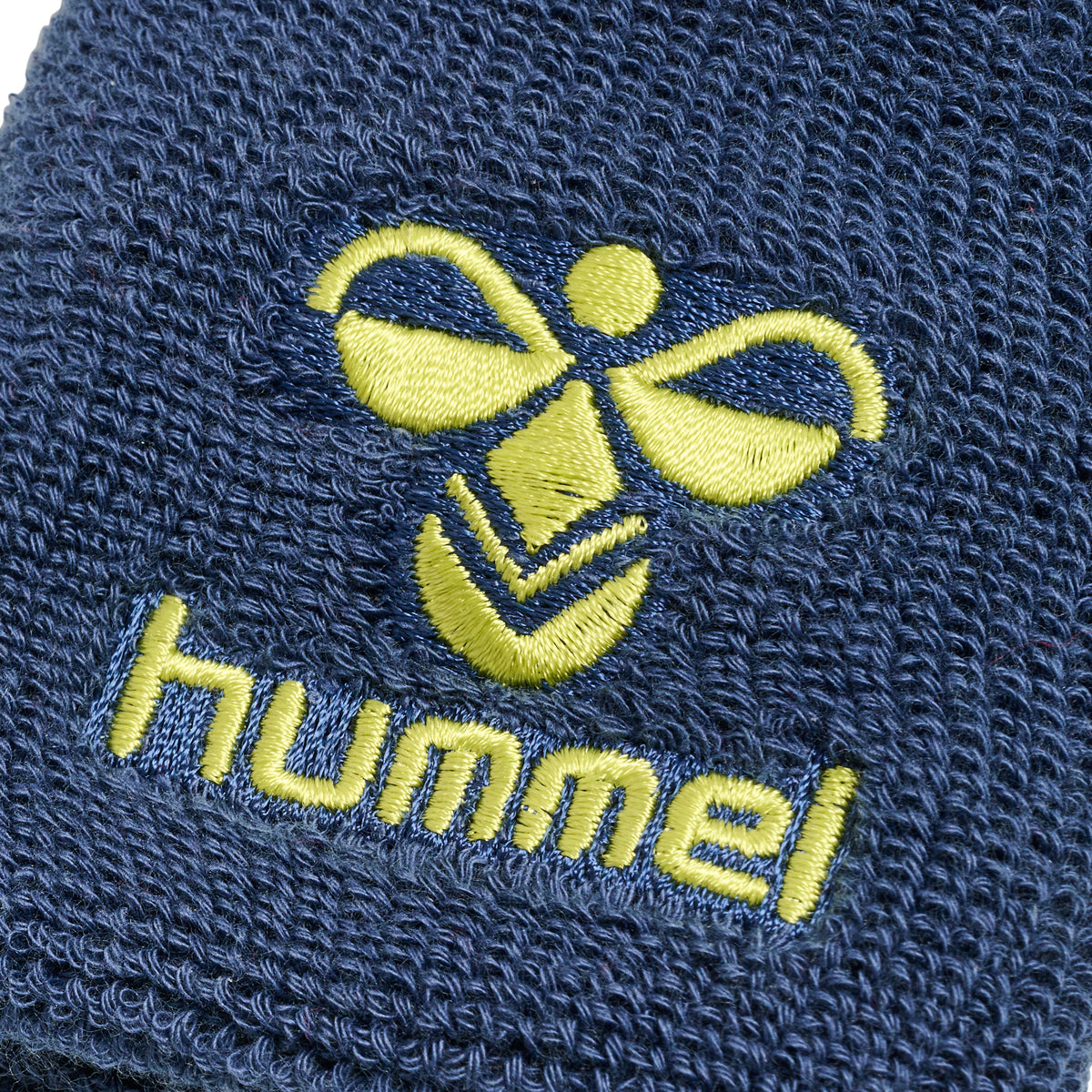 HUMMEL Old School Small Wristband (dark denim/lime punch)