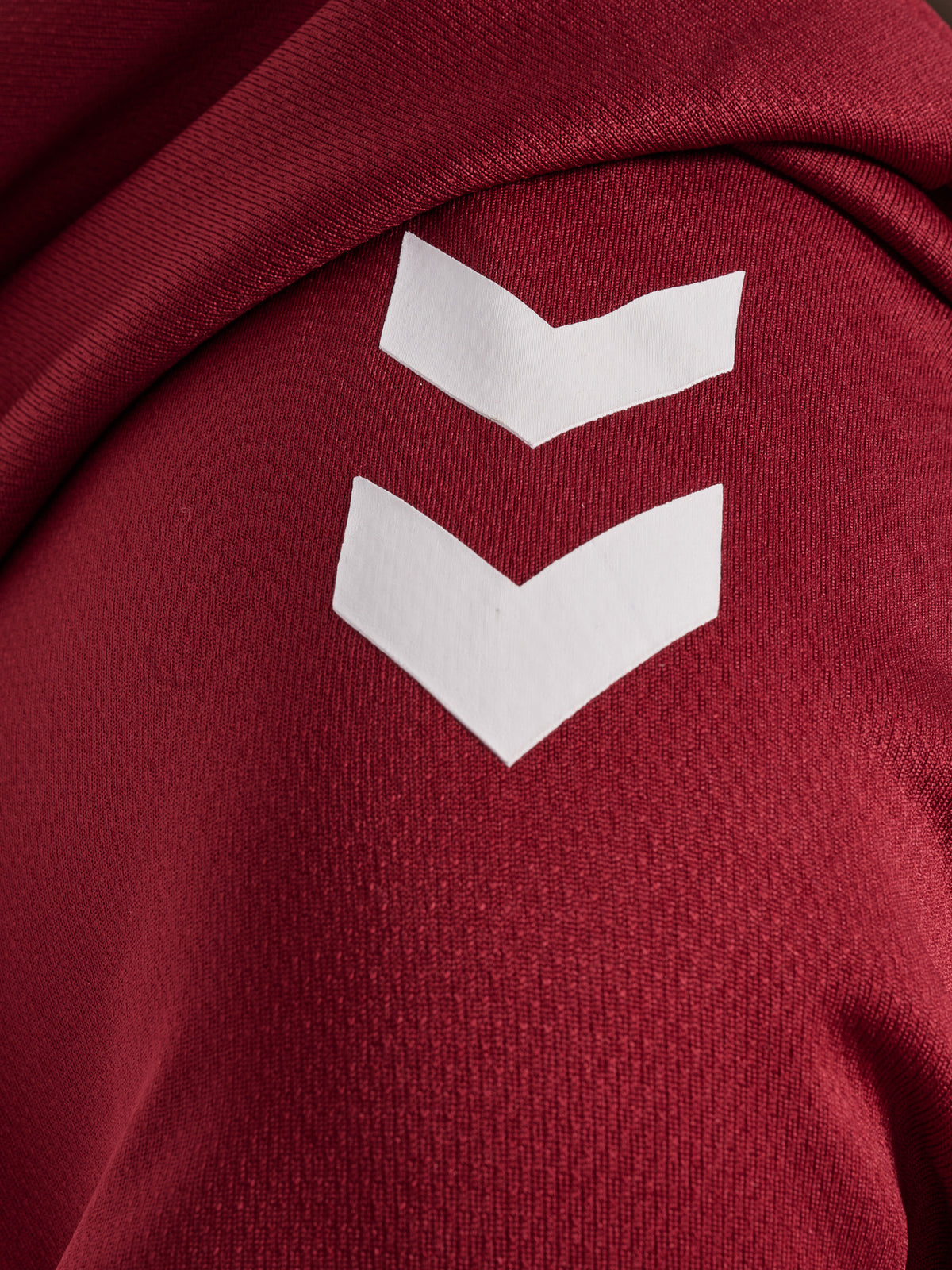 HUMMEL Lead 2.0 Zip Hoodie Damen (true red/maroon)