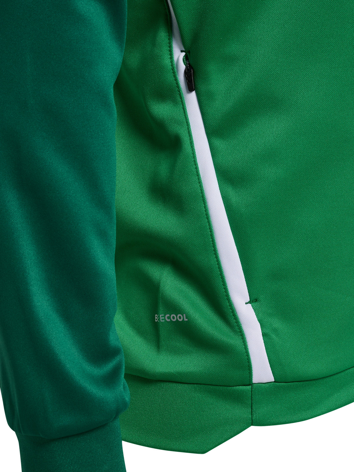 HUMMEL Lead 2.0 Track Zip Jacket (jelly bean/evergreen)