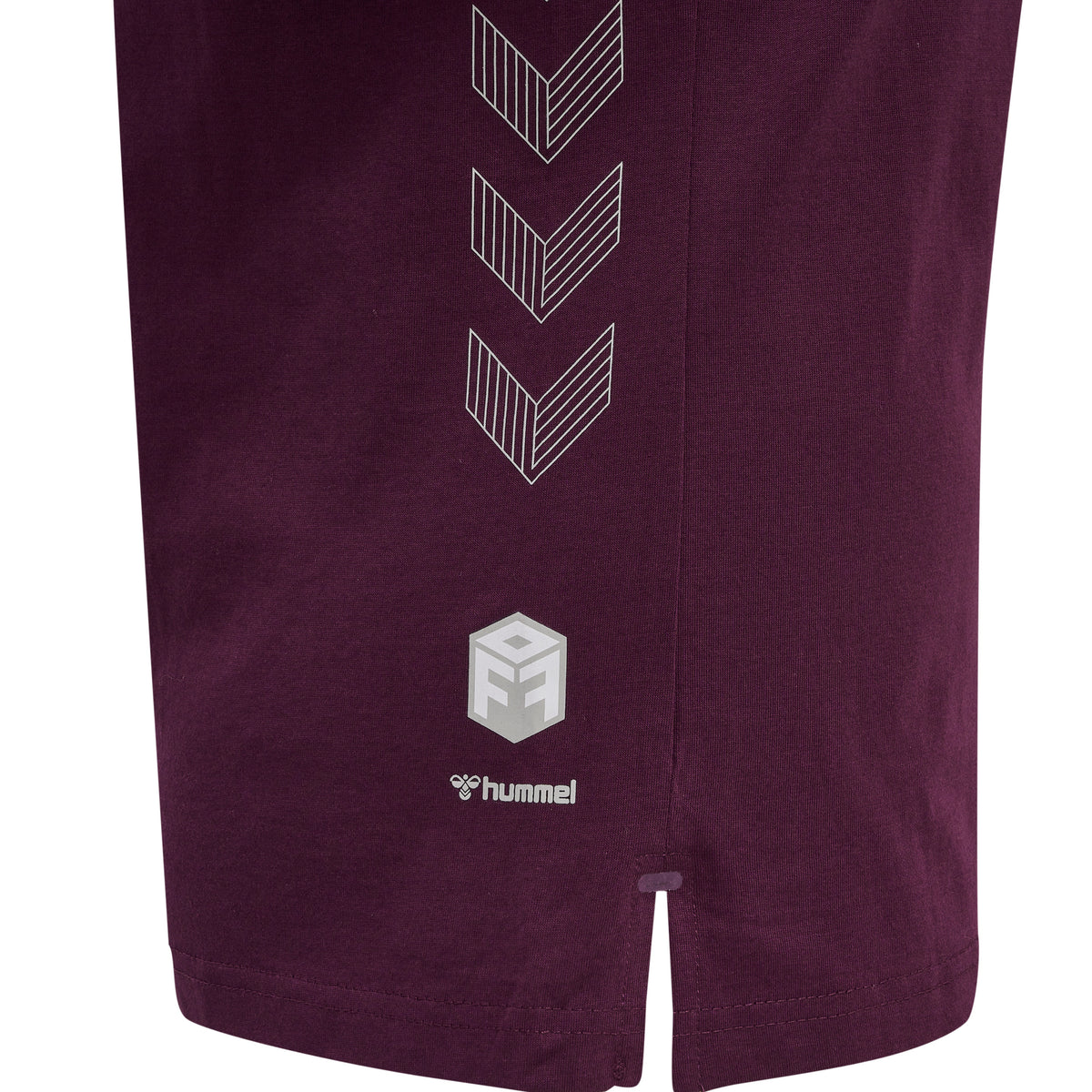 HUMMEL Move Grid Cotton T-Shirt S/S Wom Damen (grape wine)