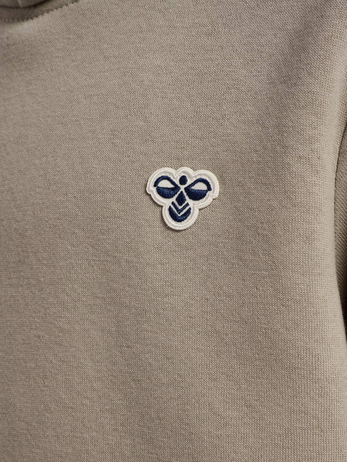HUMMEL Loose Hoodie Bee Kind (vintage khaki)