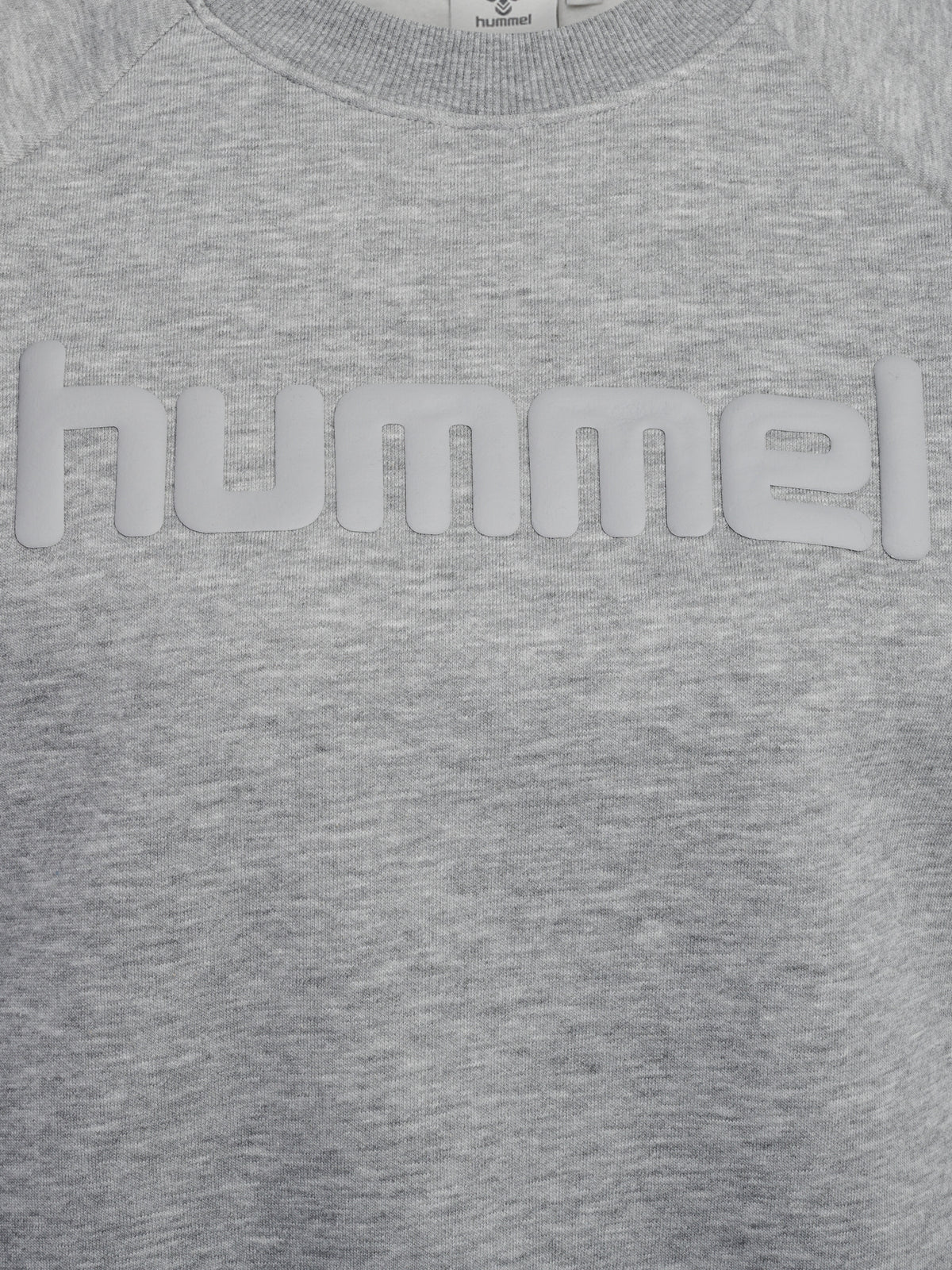 HUMMEL Keeper Boxy Graphic Crewneck Damen (light grey melange/dress blues)