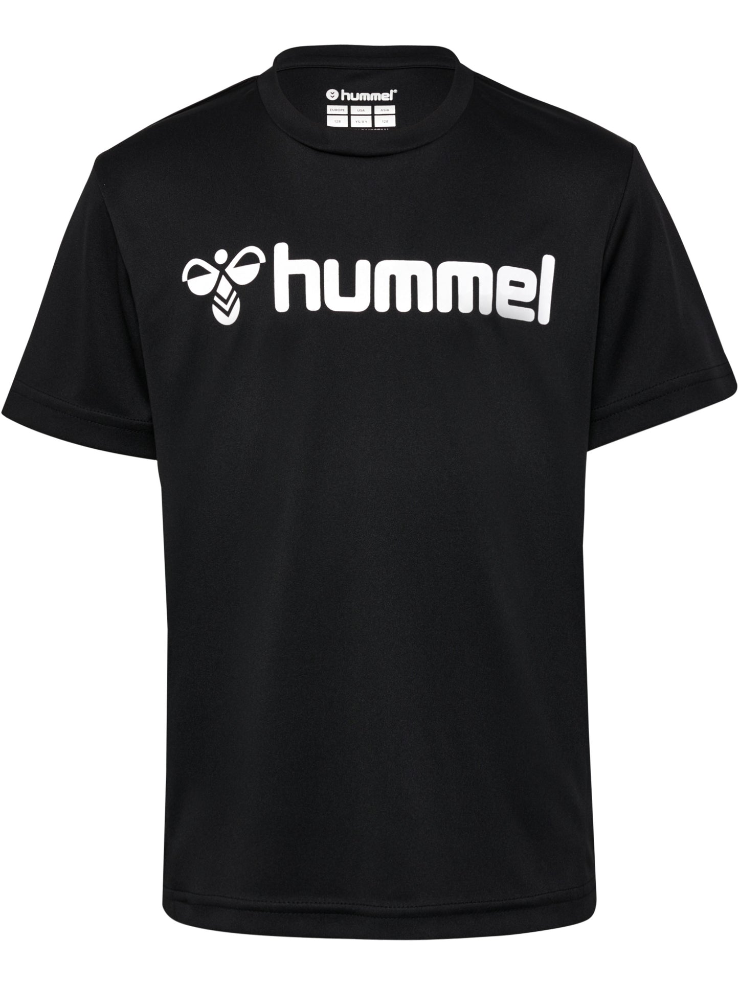 HUMMEL Logo Jersey S/S Unisex Kind Schwarz