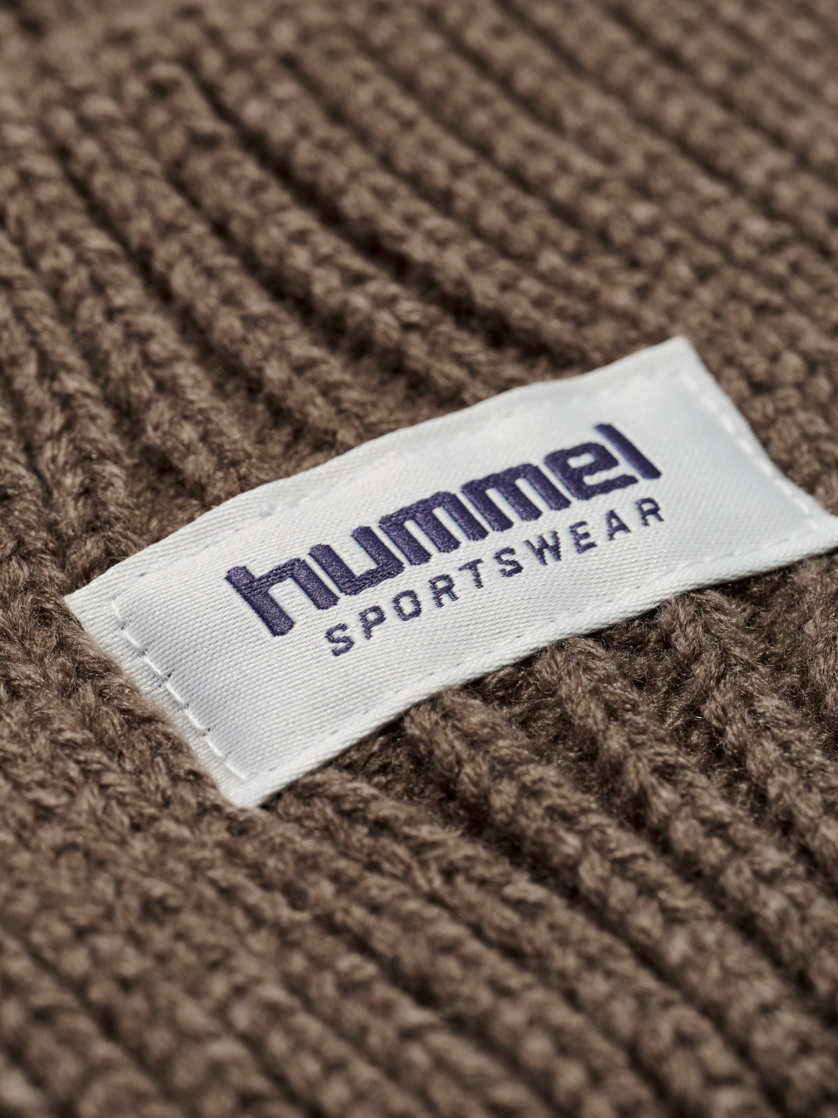 HUMMEL Heavy Rib Knit Beanie Kind (peppercorn)